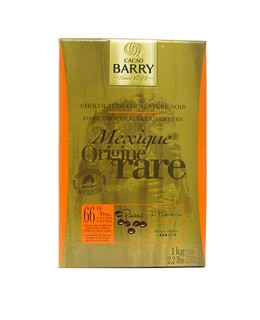 Schockolade: Schwarze Kuvertüre aus Mexiko 66% - Barry