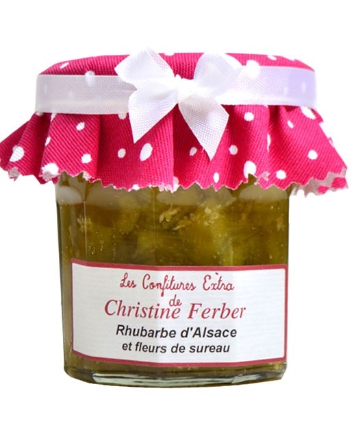 Elsässer Rhabarber und Holunderblütenkonfitüre - Christine Ferber