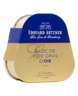 Foie gras d'oie in Blockform 75g/ Gänseleberpastete in Blockform 75g - Edouard Artzner