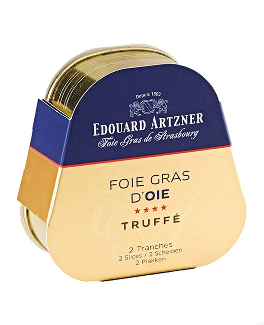 Foie gras d'oie mit Trüffel 200g/ Gänseleberpastee mit Trüffel 75g - Edouard Artzner