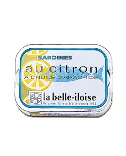 Sardinen in Erdnussöl und mit Zitrone - La Belle-Iloise