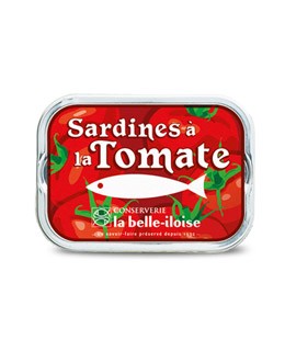 Sardinen in Sonnenblumenöl und Tomaten - La Belle-Iloise