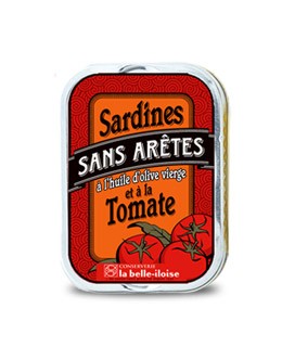 Sardinen ohne Gräten mit Olivenöl und Tomaten - La Belle-Iloise