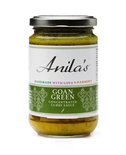 grüne Curry Sauce aus Goa - Anila's