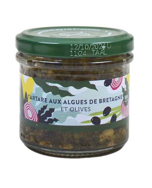 Tatar mit Algen aus der Bretagne und Oliven - La Belle-Iloise