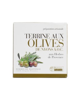 Terrine mit Oliven von Nyons AOC und Kräuter aus der Provence - Provence Tradition