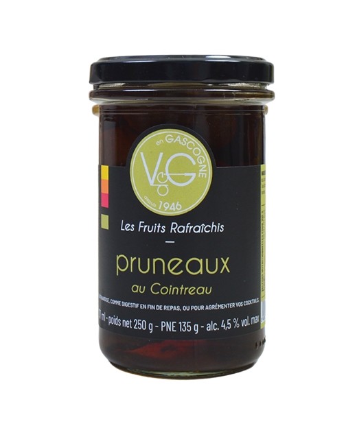 Eingelegte Backpflaumen in Cointreau - Vergers de Gascogne