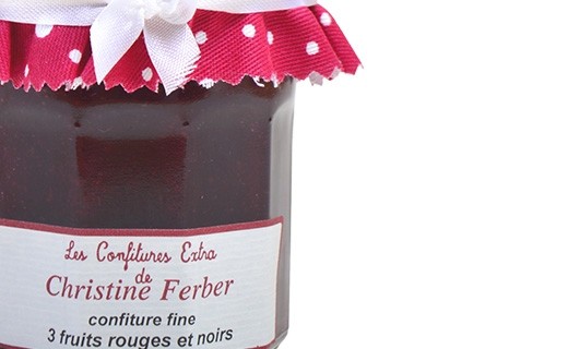 Konfitüre 3 rote und schwarze Früchte - Erdbeere, Himbeere und schwarze Johannisbeere - Christine Ferber