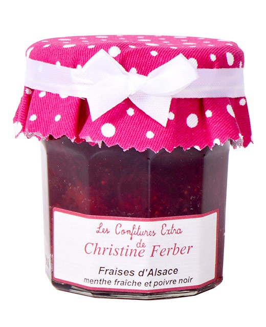 Erdbeerkonfitüre mit frischer Minze und schwarzem Pfeffer - Christine Ferber