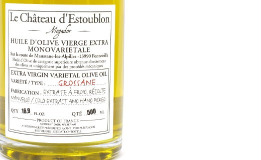 extra natives Olivenöl - Grossane 100% - Château d'Estoublon