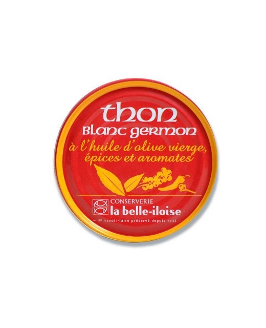 Weißer Thunfisch in nativem Olivenöl, Gewürzen und Kräutern - La Belle-Iloise