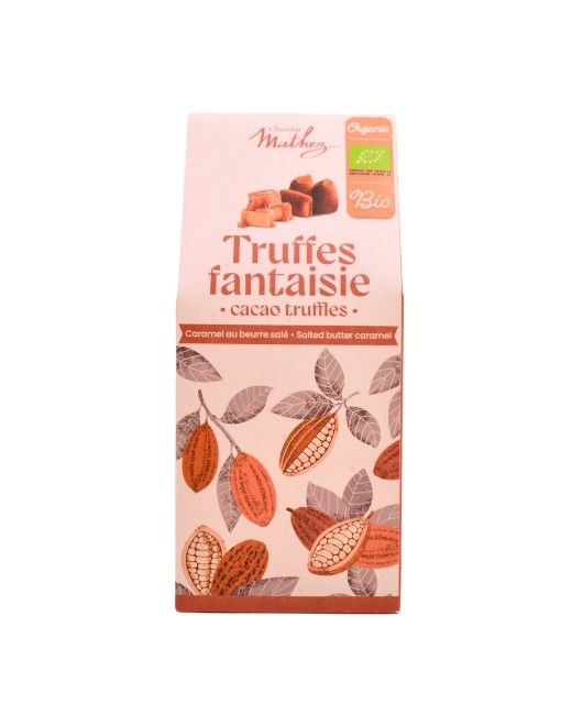 Trüffel Fantasie mit Karamellstücke und gesalzener Butter - Mathez